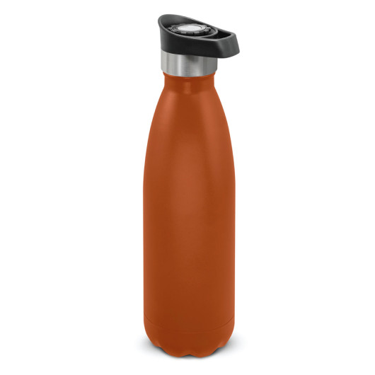 Rust Push Button Powder Coated Vacuum Bottles